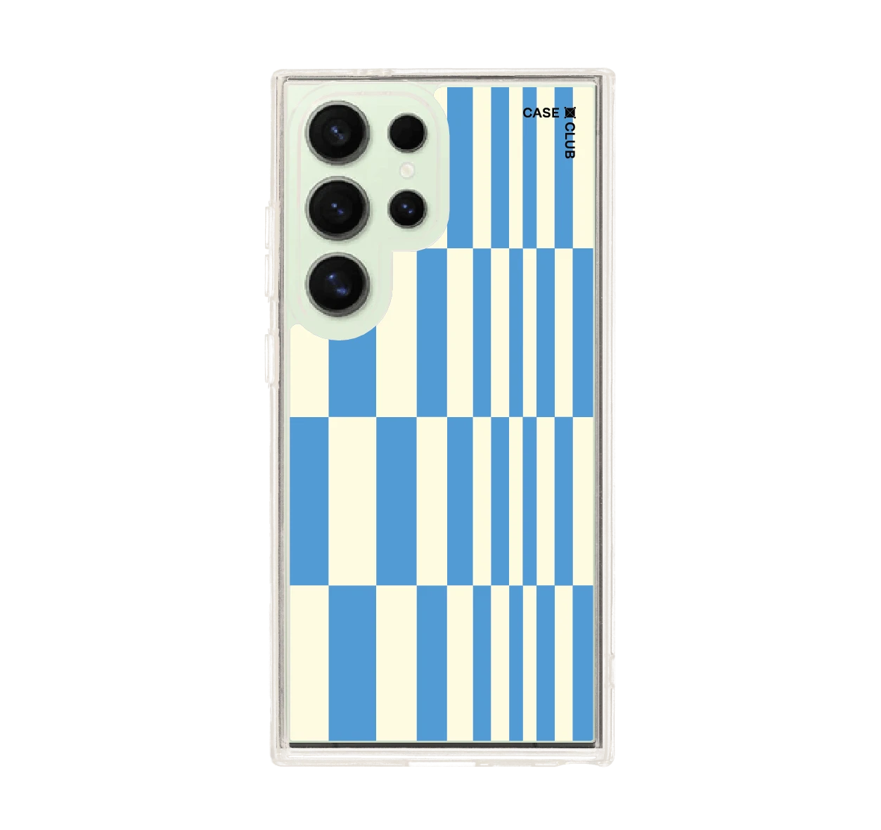 blue asymmetrical textile